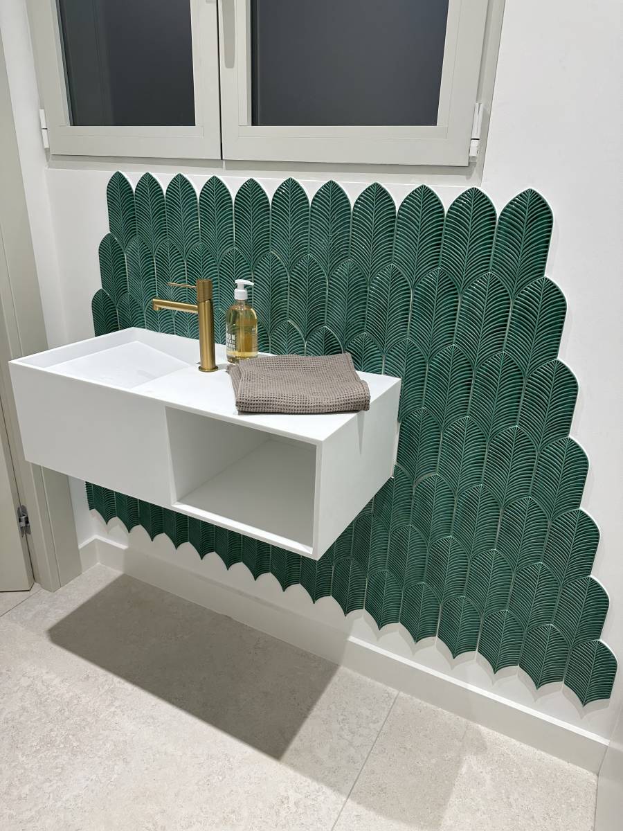 carrelage décoratif salle de bain a nimes