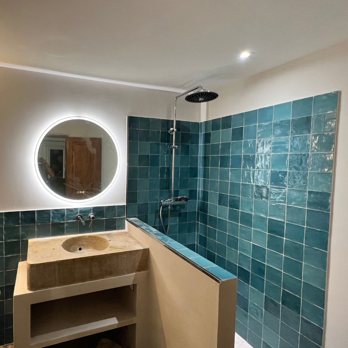 zellige salle de bain moderne 